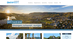 Desktop Screenshot of oehningen.de